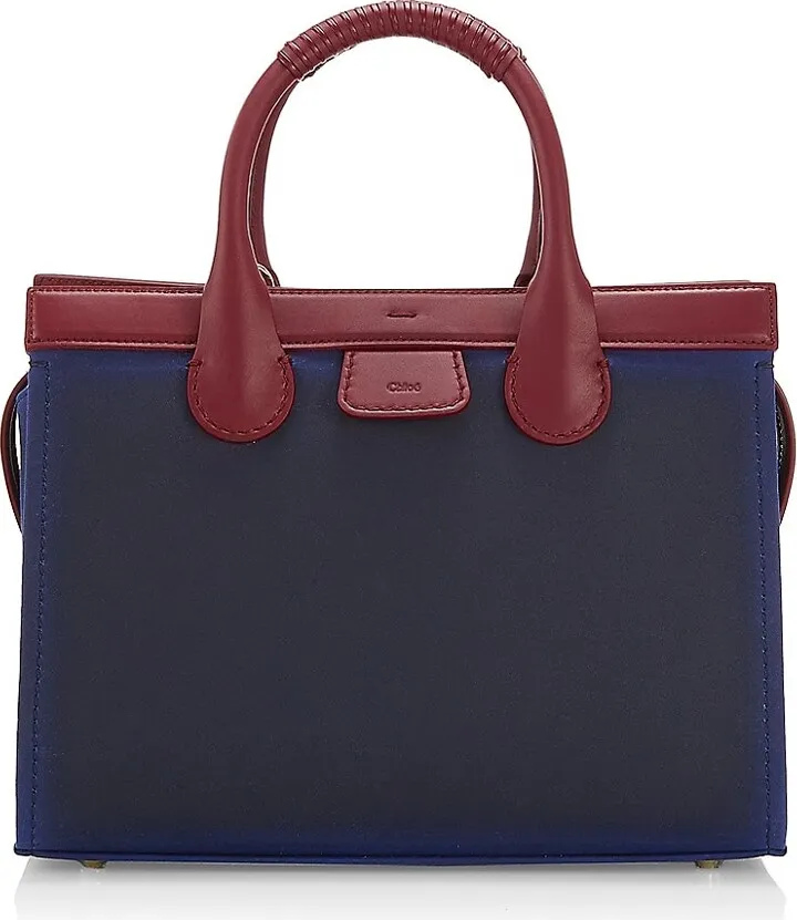 Medium Chloé X Barbour Zipped Tote Bag