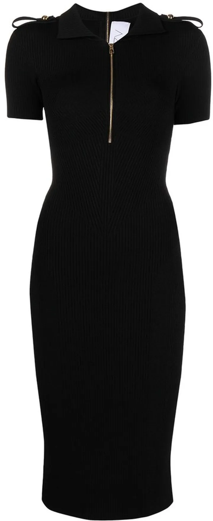 MyBody polo-collar dress