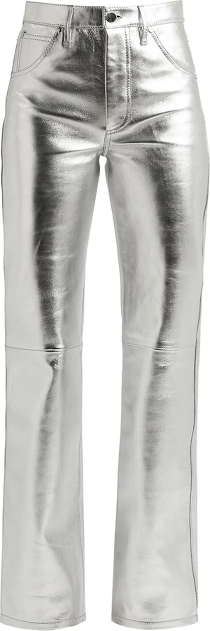 Dodo Bar OR Jackson Metallic Leather Trousers