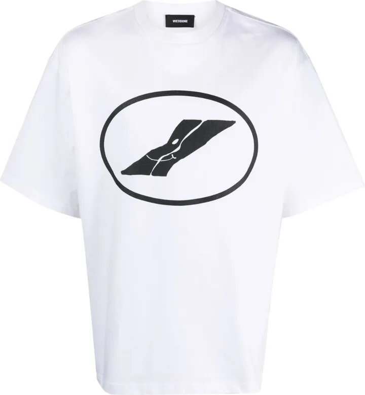logo-print cotton T-shirt