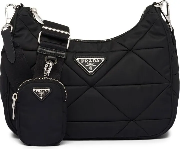 Padded Re-Nylon shoulder bag