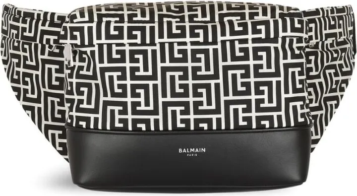 Balmain Monogram City Belt Bag