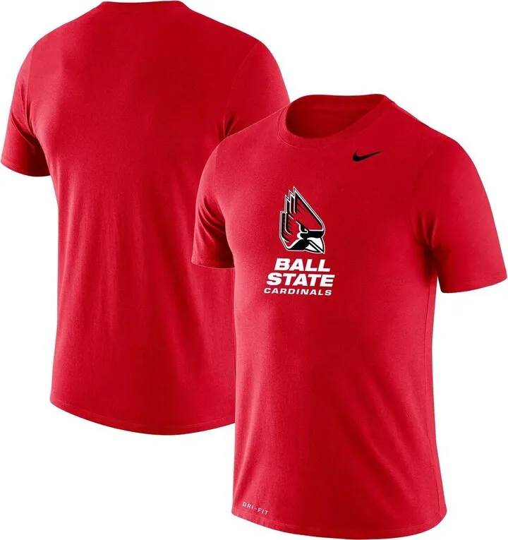 Men's Nike Cardinal Ball State Cardinals Legend Performance T-shirt