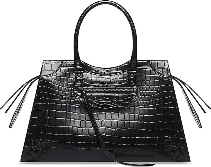 Neo Classic Large Handbag Crocodile Embossed