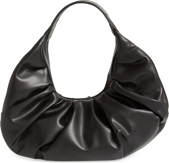 Croissant Faux Leather Handbag