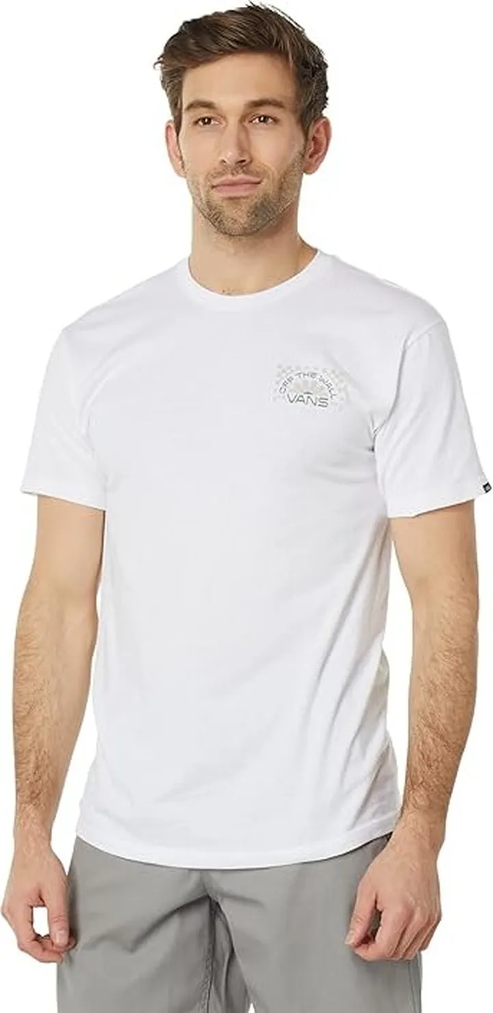 Vans Forever Vans Short Sleeve Tee (White) Men's Clothing