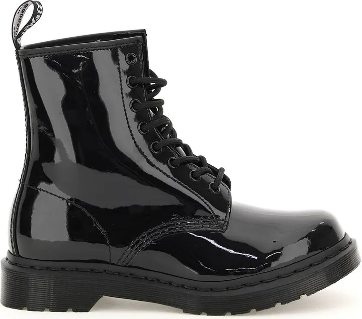 1460 Mono Patent Lamper Lace-up Combat Boots