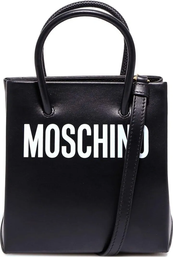 Moschino Logo Printed Tote Bag
