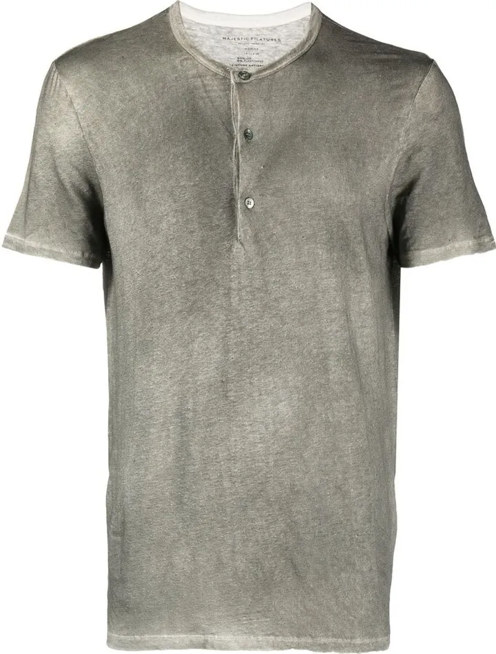 short-sleeved lined T-shirt