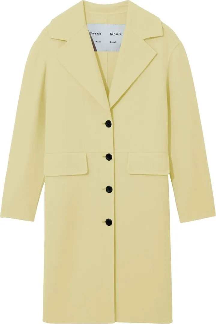 Single-Breasted Wool-Cashmere Coat
