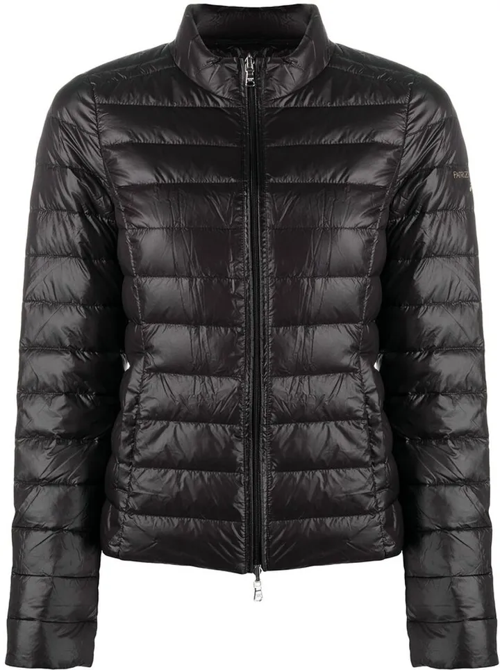 Zip-Up Logo Puffer Jacket