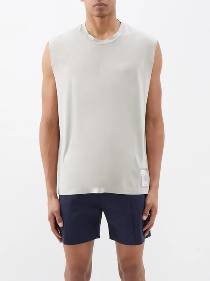 Auralite Recycled-fibre Sleeveless T-shirt