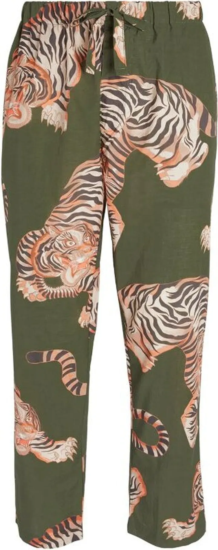 Desmond & Dempsey Cotton Rayas Lounge Trousers