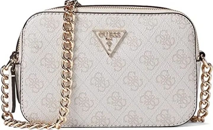 GUESS Noelle Crossbody Camera (Dove Logo) Handbags