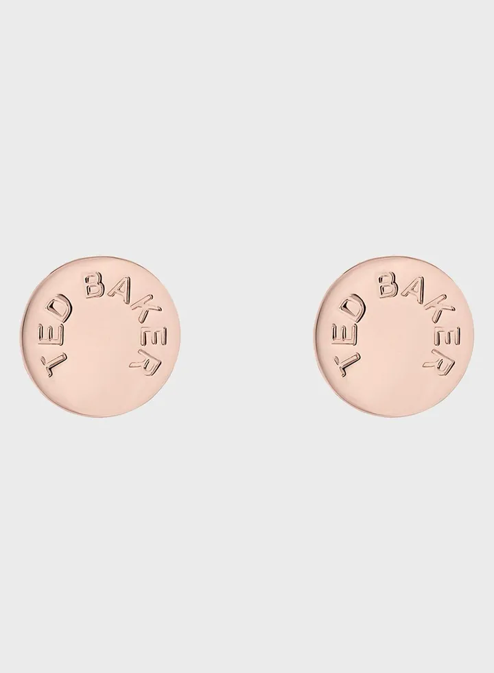 Seesay Sparkle Dot Logo Stud Earrings