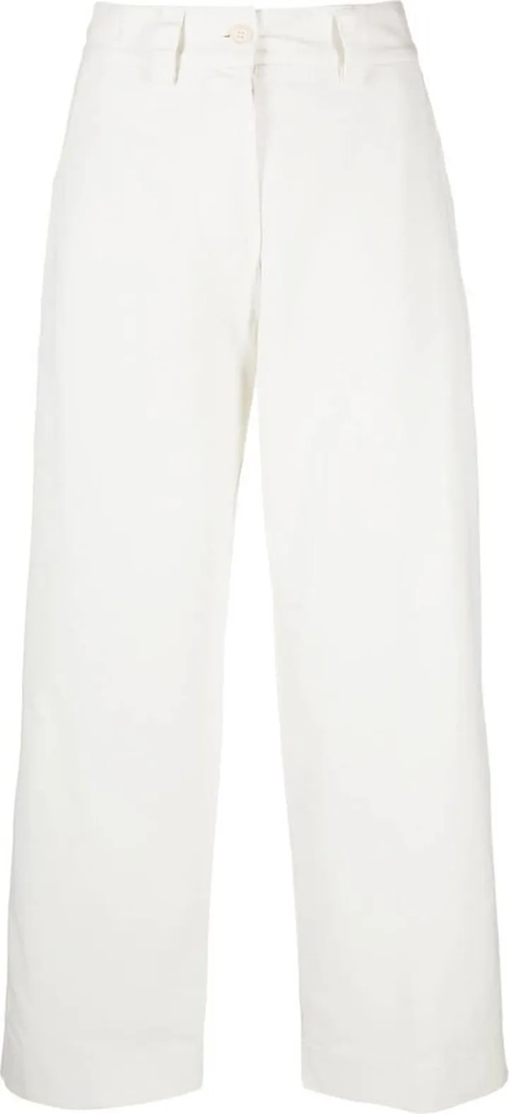 High-Waist Cropped Trousers
