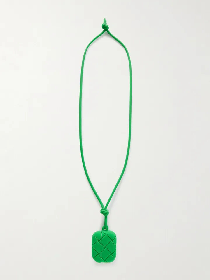 Intrecciato Rubber AirPods Pro Case with Lanyard