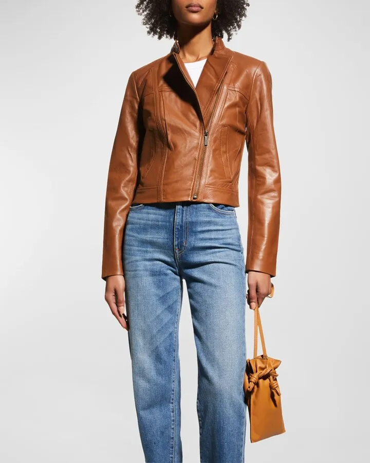 Leather Moto Jacket