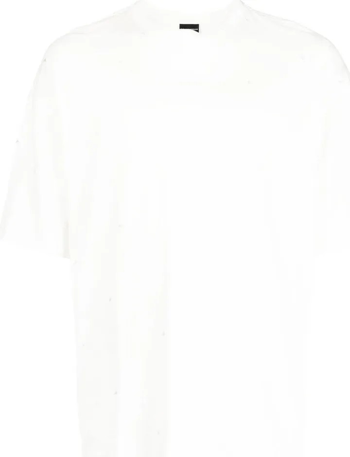 logo-embroidered T-shirt