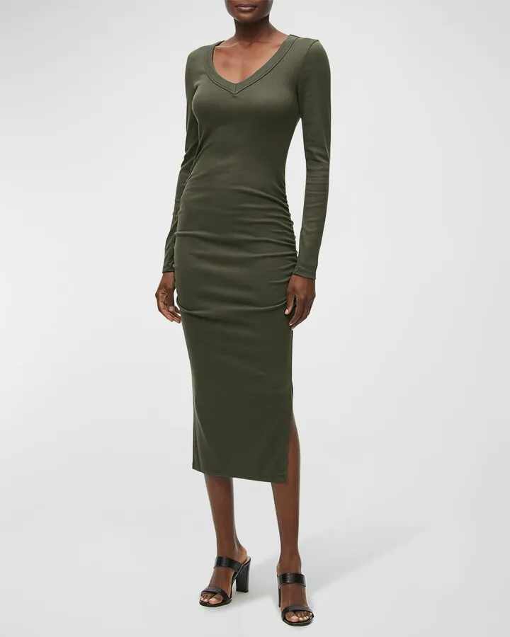 Nova Ultra-Rib Midi Dress