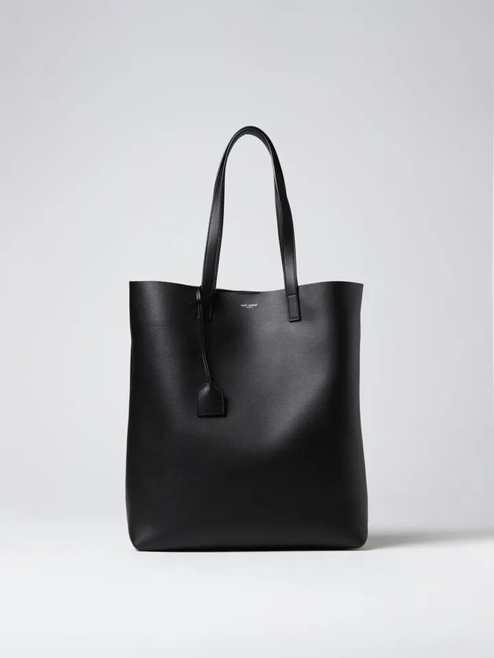 Saint Laurent Bold leather shopping bag
