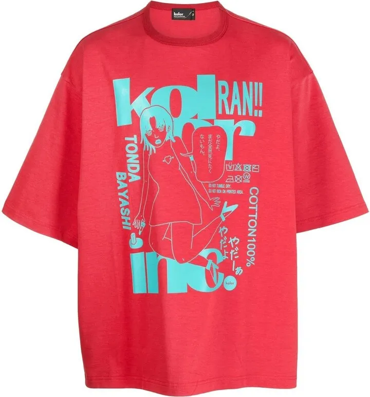 graphic-print T-shirt