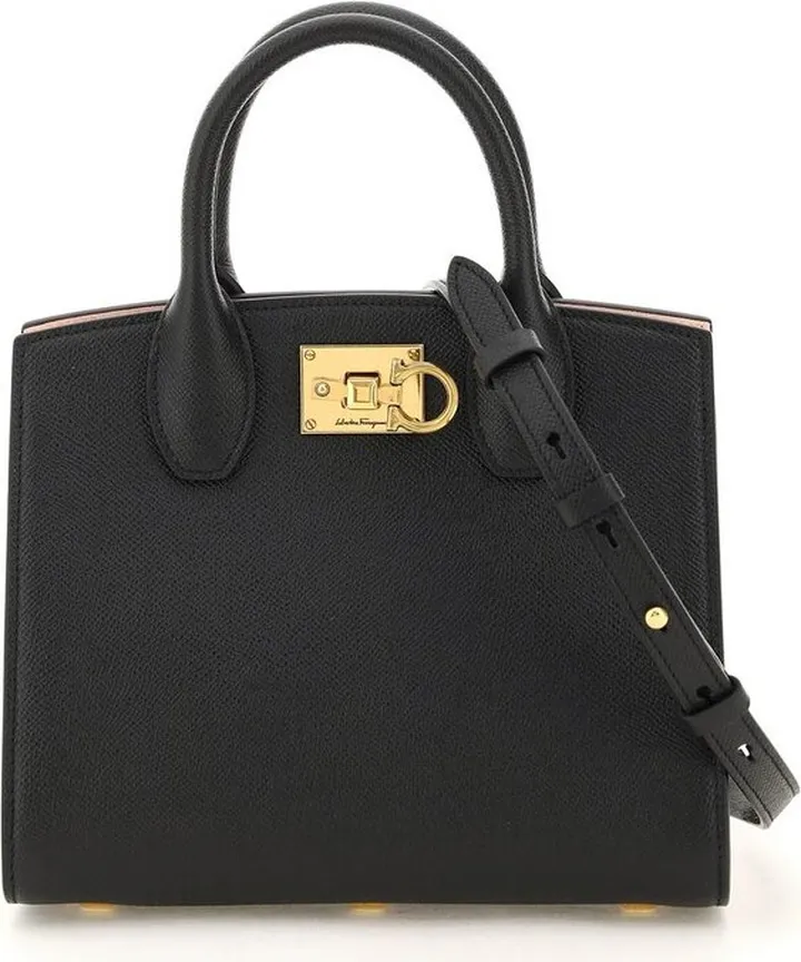 Salvatore Ferragamo Logo Engraved Tote Bag