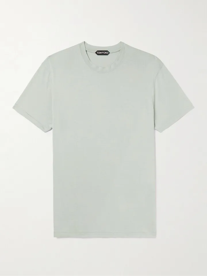 Lyocell and Cotton-Blend Jersey T-Shirt