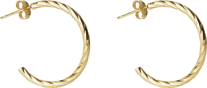 Rope Hoop Earrings