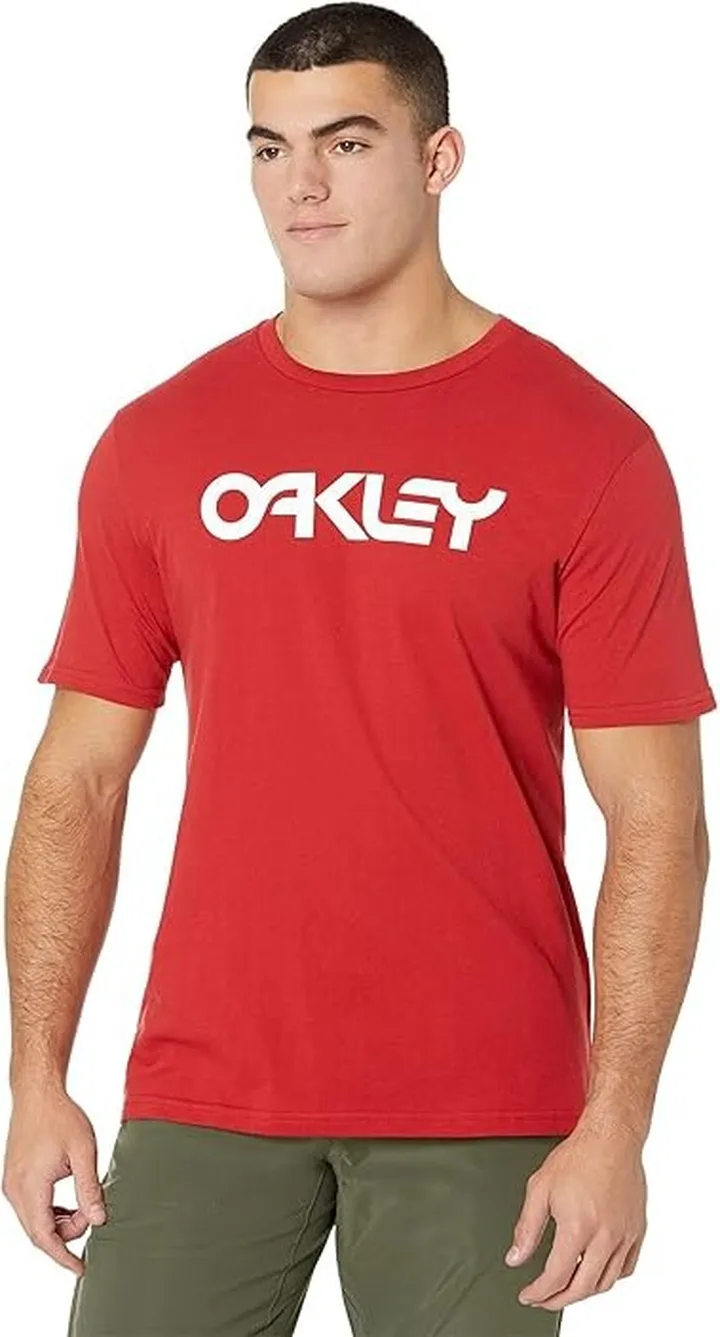 Oakley Mark II 2.0 Short Sleeve Tee (Samba Red) Men's Clothing