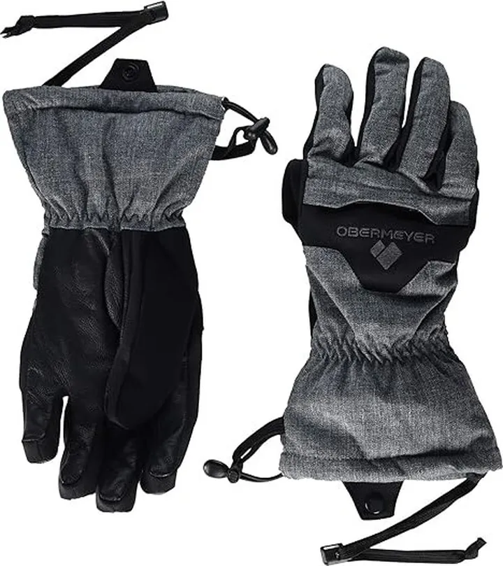 Obermeyer Regulator Gloves (Charcoal) Over-Mits Gloves
