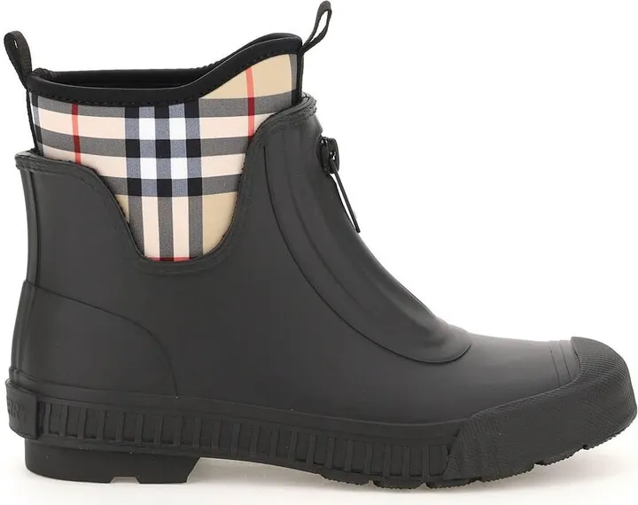 Burberry Rubber And Neoprene Rain Boots
