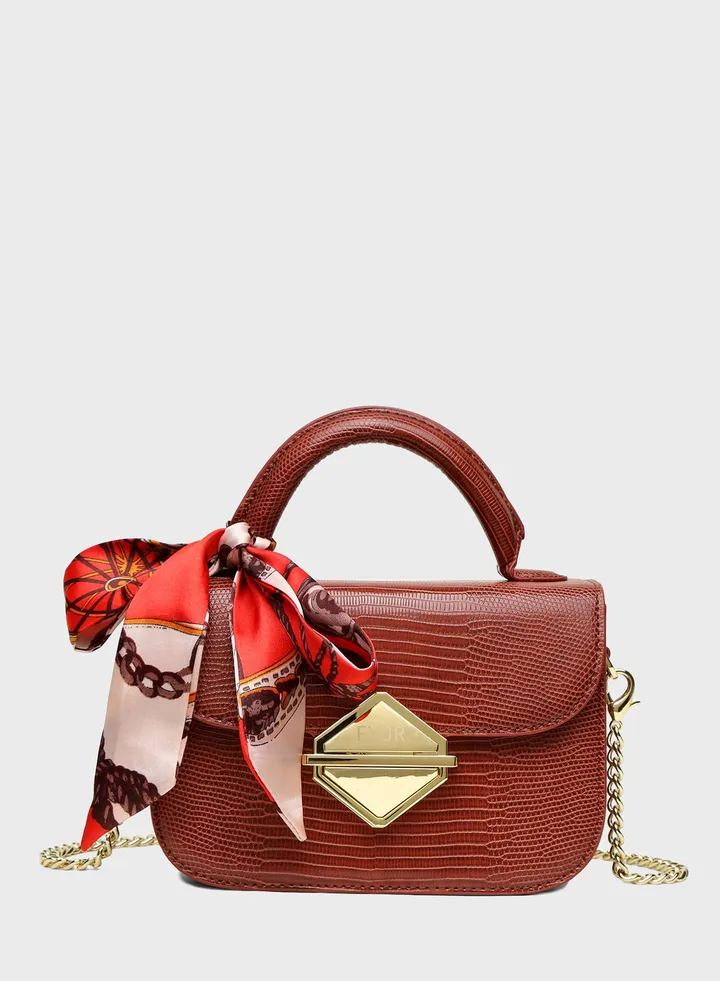 Ribbon Detail Satchel