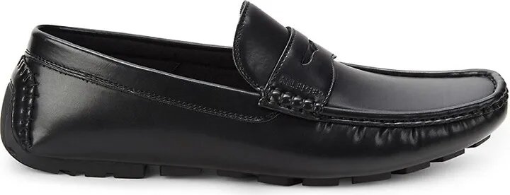 Faux Leather Penny Loafers