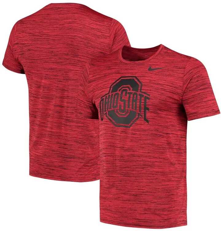 Men's Scarlet Ohio State Buckeyes Tonal Velocity Legend Performance T-shirt