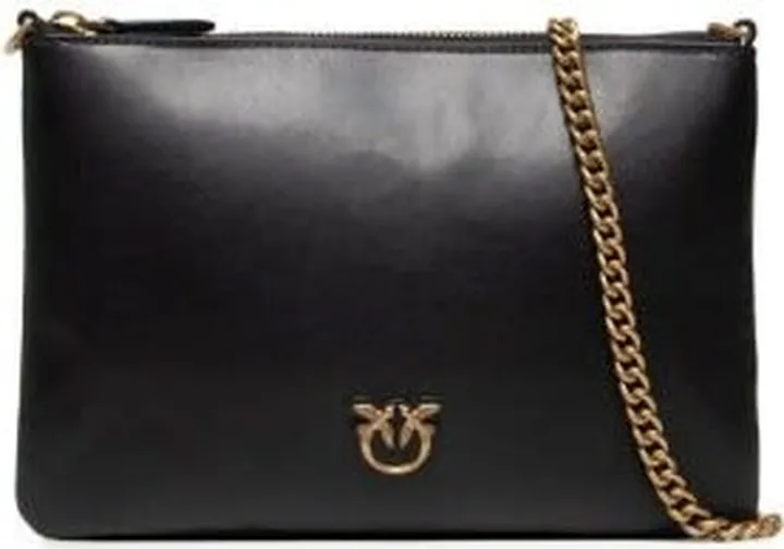Shoulder Bag With Logo Plaque