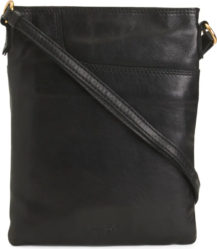 Leather Heritage Front Pocket Crossbody