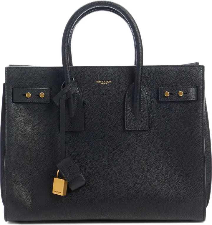 Medium Sac de Jour Leather Top Handle Bag