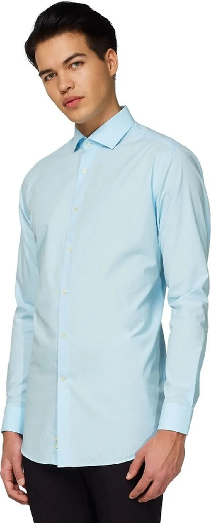 OppoSuits Men's Shirt - Cool Blue - Size: M