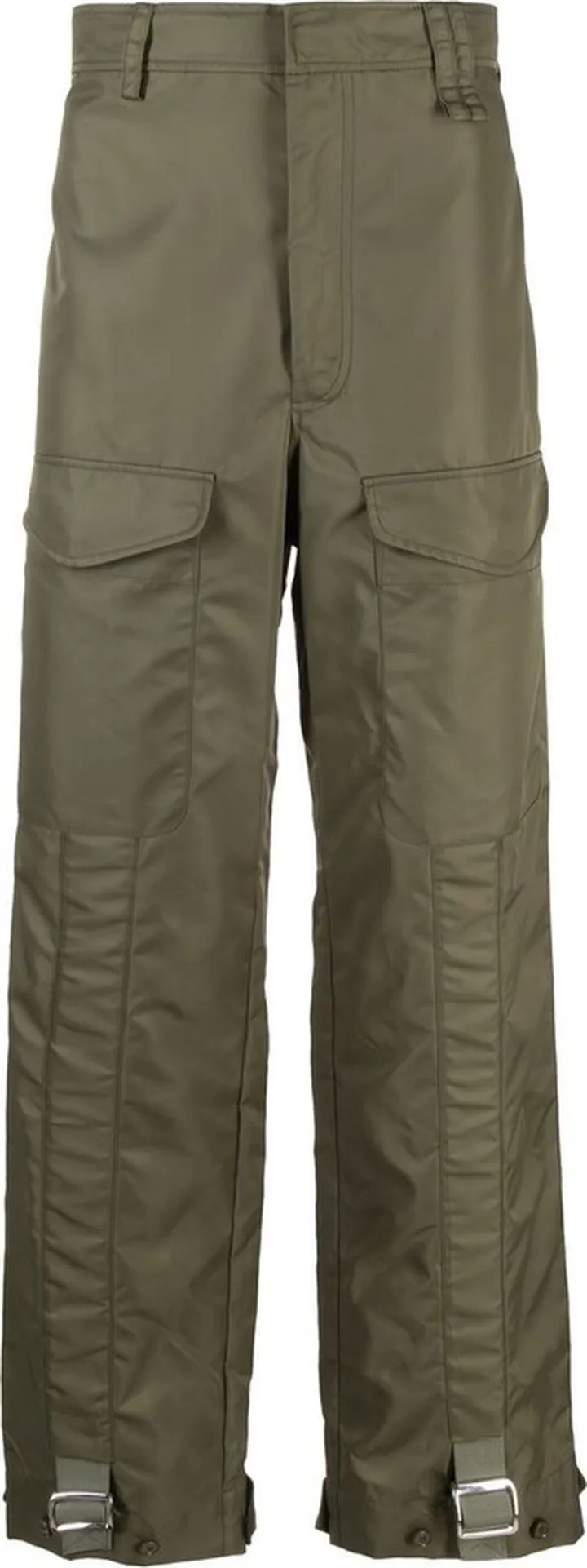 Adjustable Sliders Straight-Leg Trousers