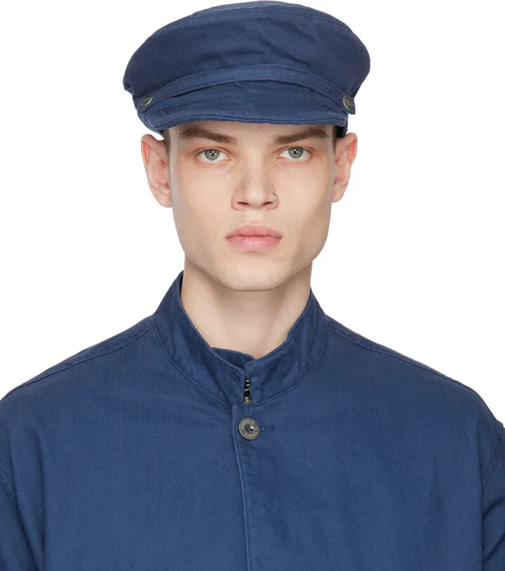 Nigel Cabourn Blue Railroad Hat