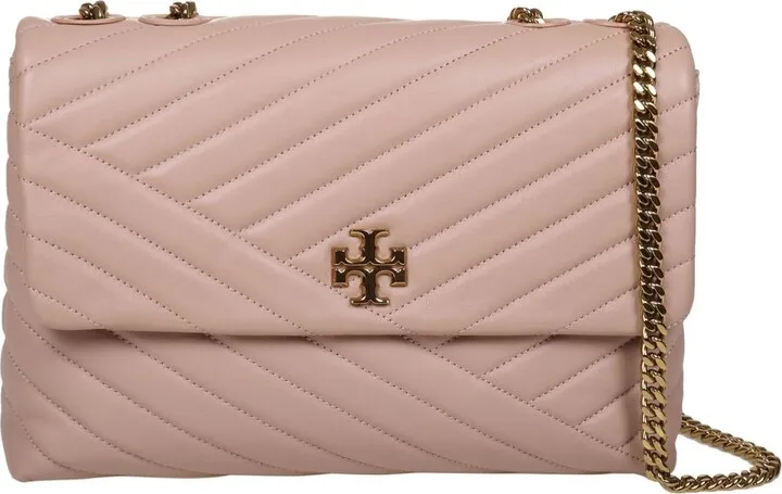 Kira Shoulder Bag In Nude Color Leather