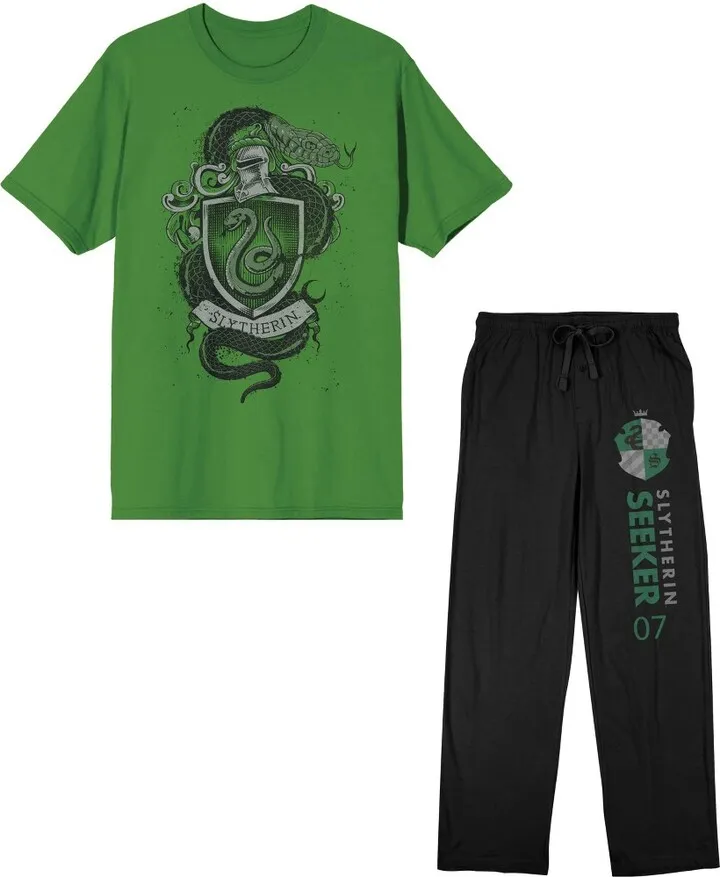 Harry Potter Slytherin Seeker Men’s Sleep Set-Small