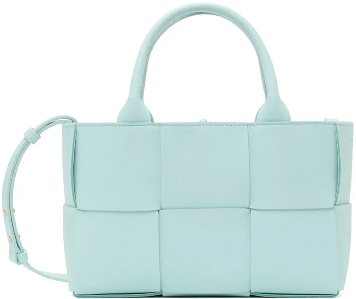 Bottega Veneta Blue Mini Arco Tote