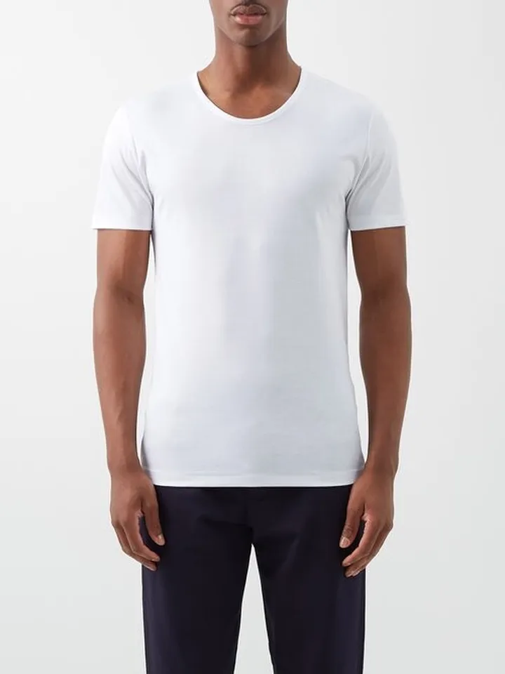 Crew-neck Cotton-jersey T-shirt
