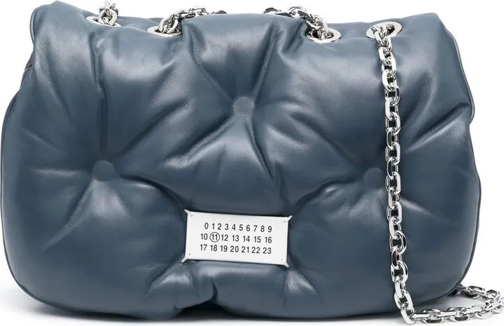 Glam Slam leather shoulder bag