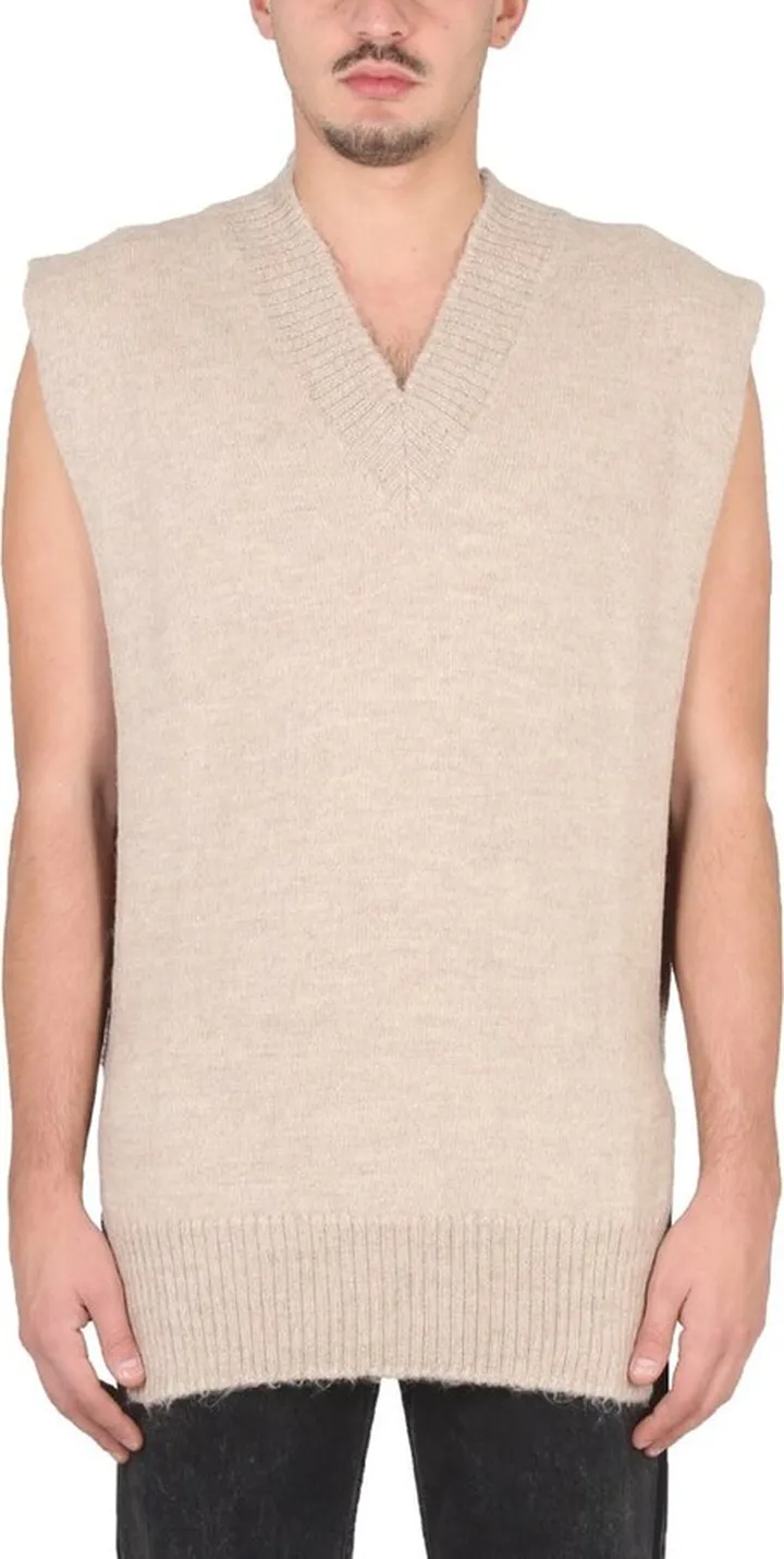 Maison Margiela V-Neck Knitted Vest
