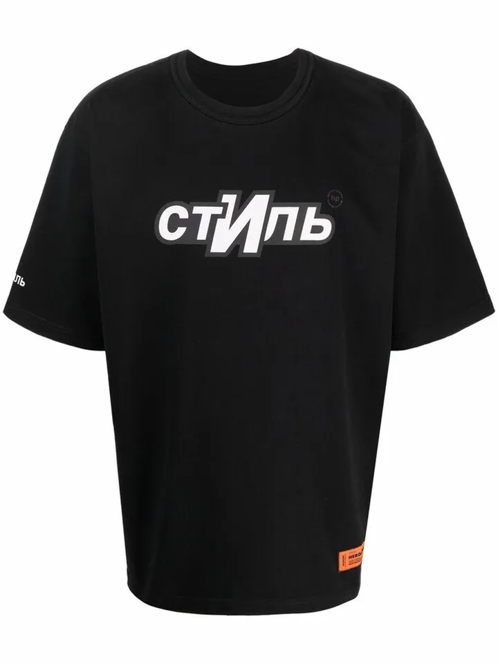sport print T-shirt