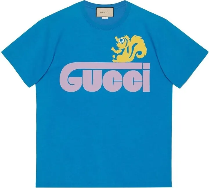 Retro Gucci skunk-print T-shirt