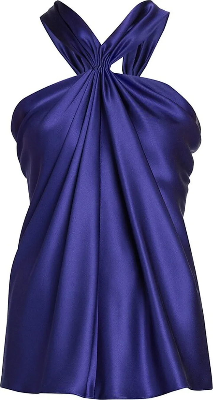 Halterneck Silk Blouse